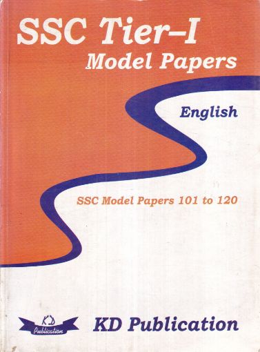 Picture of SSC TIRE-I MODEL PAPERS ENGLISH SSC MOCK TEST 21 TO 40