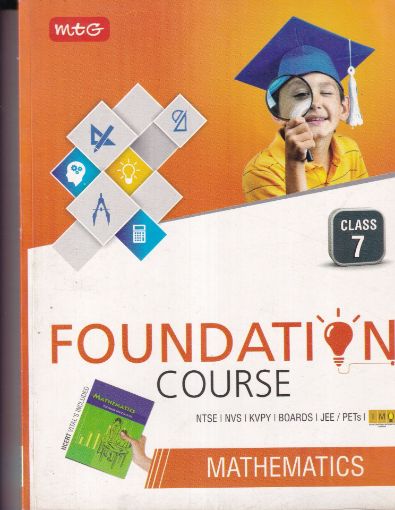 Picture of FOUNDATION COURSE MATHEMATICS 7 CLASS