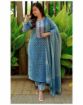 Picture of Pure cotton  kurti  New style pant dupatta  