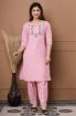 Picture of Beautiful but simple  Kurti pant set for women and Girls.