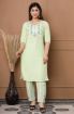 Picture of Beautiful but simple  Kurti pant set for women and Girls.